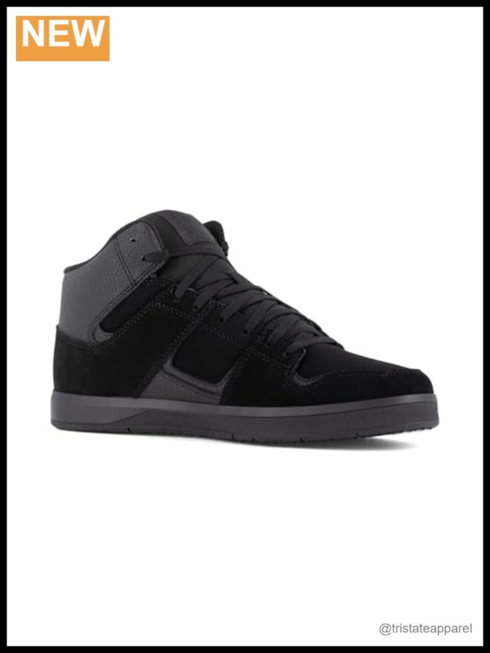 Men's Cure Work Suede PU Mesh Slip Resistant Soft Toe Work Shoes